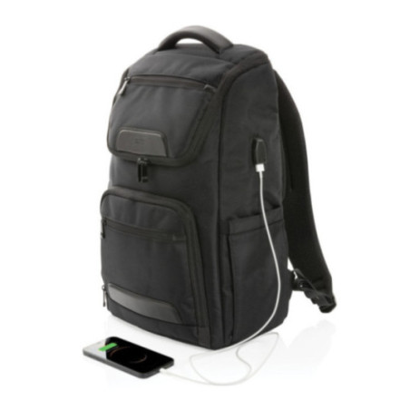 Sac à dos personnalisé en rPET AWARE™ Swiss Peak Voyager 