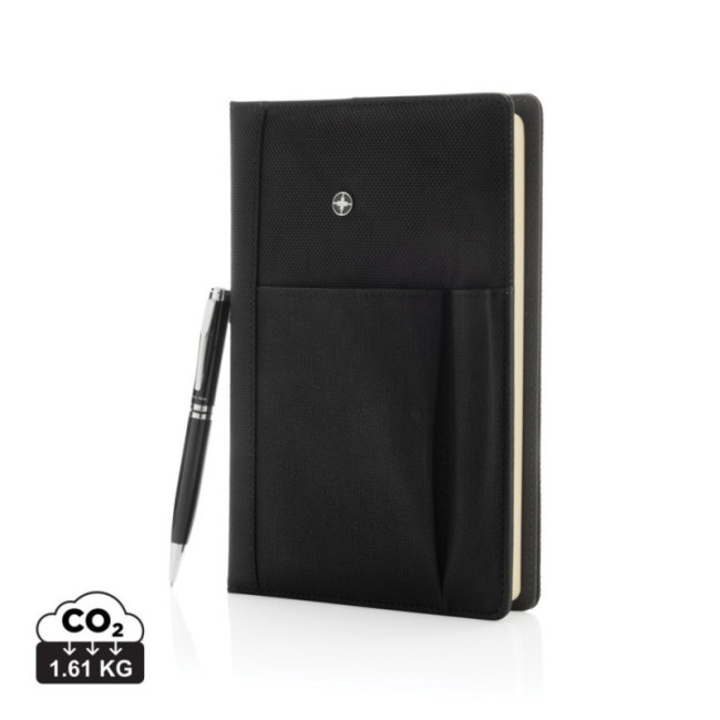 Set publicitaire carnet A5 et stylo Swiss Peak 