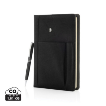 Set publicitaire carnet A5 et stylo Swiss Peak 