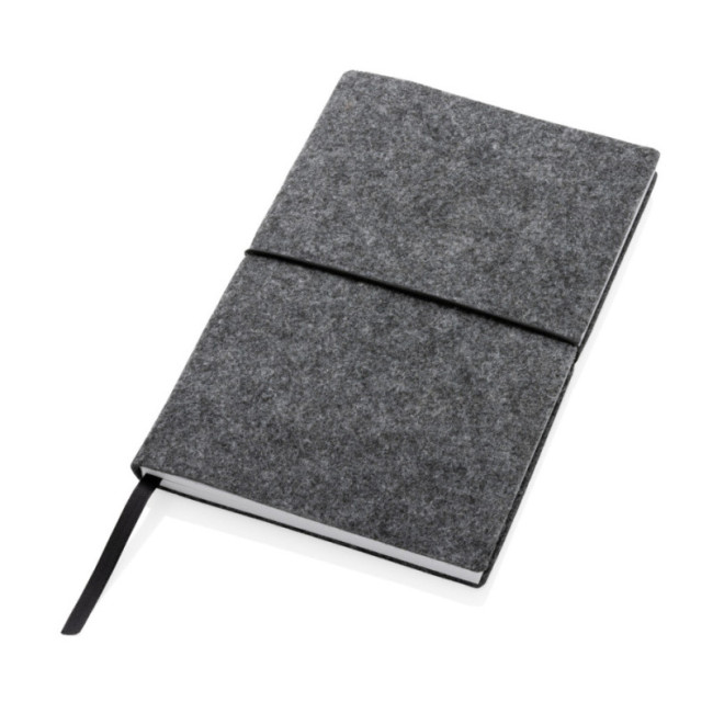 Carnet A5 à couverture souple en feutre recyclé 