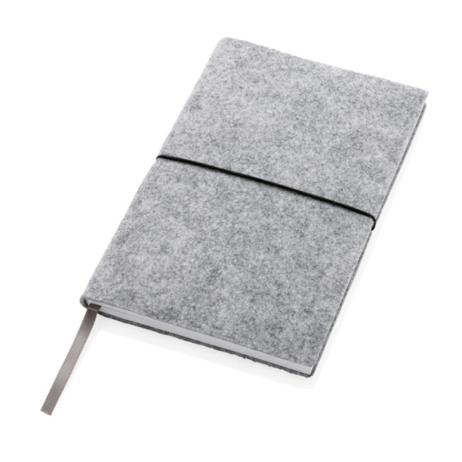 Carnet A5 à couverture souple en feutre recyclé 