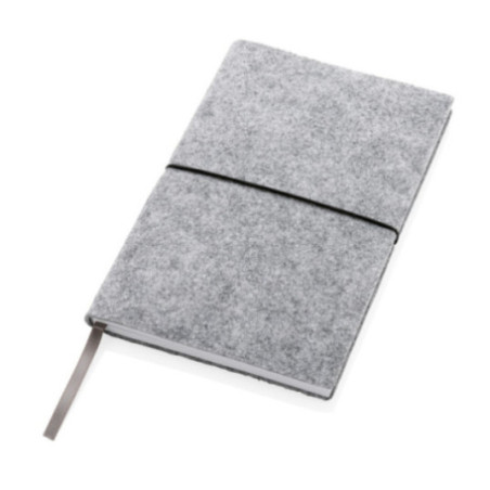 Carnet A5 à couverture souple en feutre recyclé 