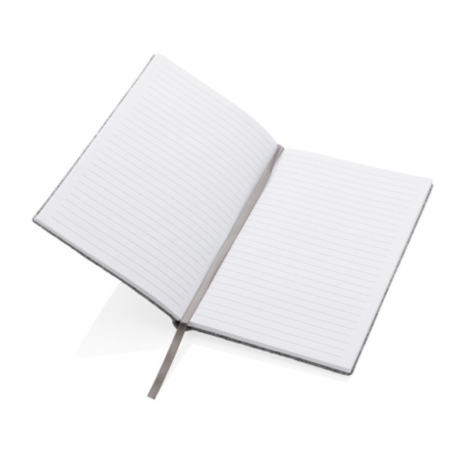 Carnet A5 à couverture souple en feutre recyclé 