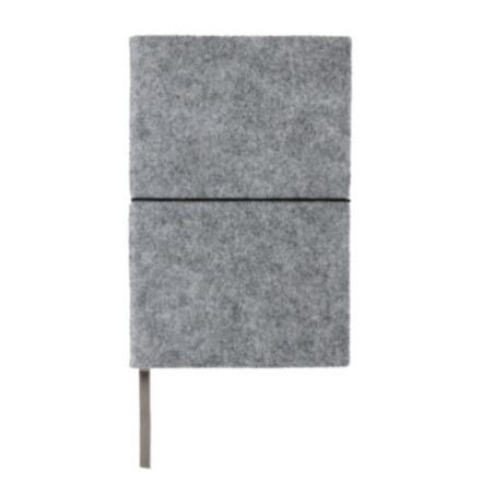 Carnet A5 à couverture souple en feutre recyclé 