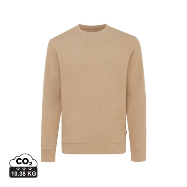 Pull en coton recyclé non teinté Iqoniq Denali 