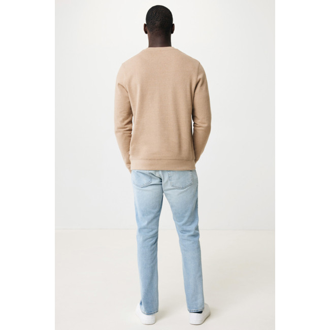 Pull en coton recyclé non teinté Iqoniq Denali 
