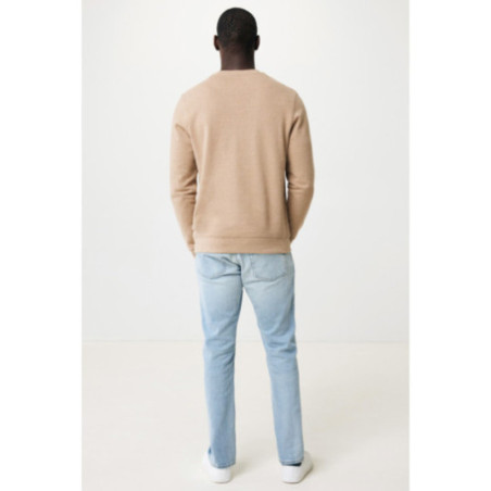 Pull en coton recyclé non teinté Iqoniq Denali 