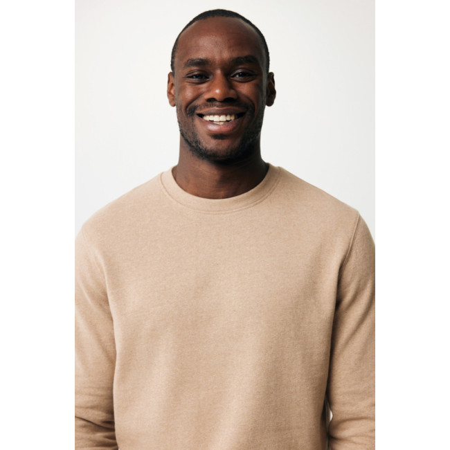 Pull en coton recyclé non teinté Iqoniq Denali 