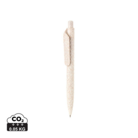 Stylo personnalisable en fibre de paille de blé 