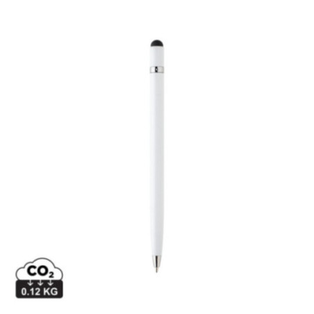 Stylo stylet personnalisé en métal épuré 