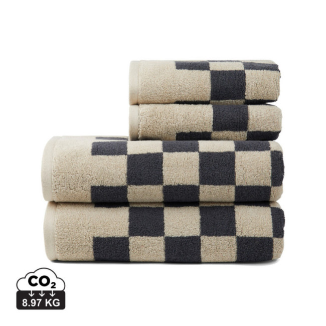Lot de 4 Serviettes en coton biologique OCS VINGA Elba 