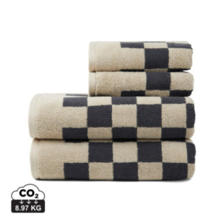 Lot de 4 Serviettes en coton biologique OCS VINGA Elba 