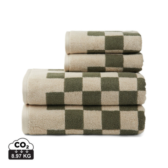 Lot de 4 Serviettes en coton biologique OCS VINGA Elba 