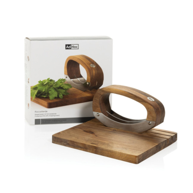 Ensemble hachoir et planche Adhoc RoccaVerde 