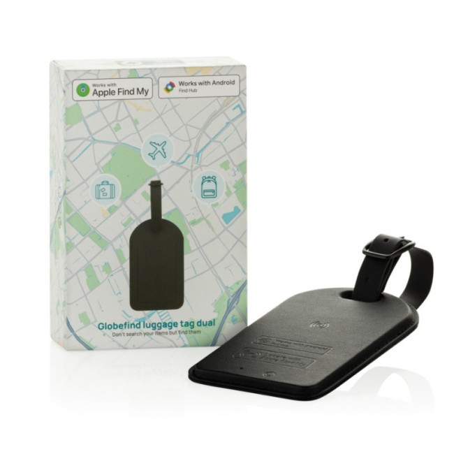 Étiquette à bagages avec géolocalisation Globefind Dual 