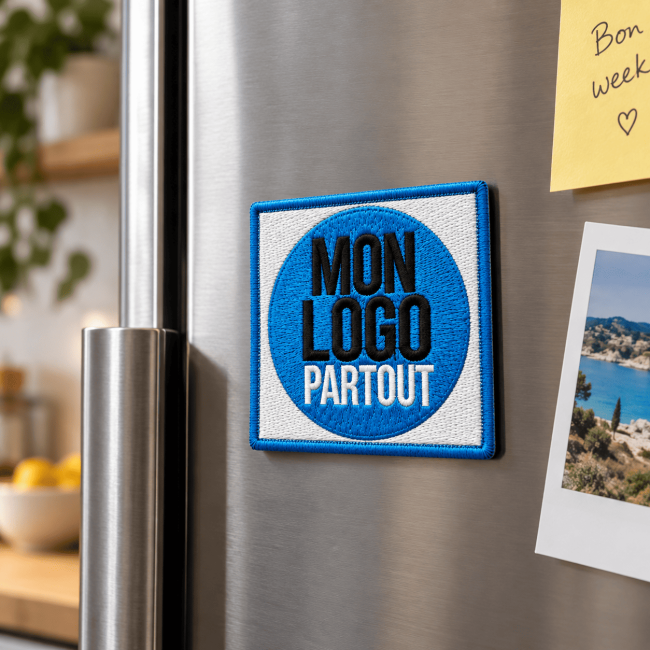 Magnet brodé personnalisé Magbro 