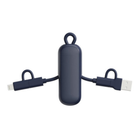 Câble porte-clés 4-en-1 Urban Vitamin Dublin 100W 