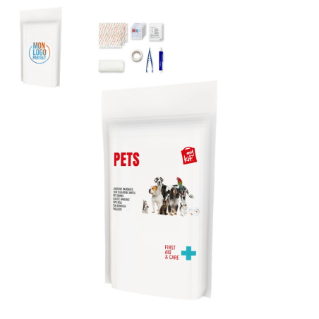 Kit de soins pour animaux en pochette papier MyKit 