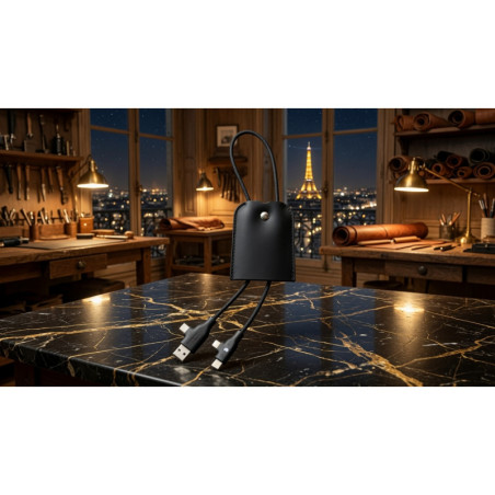 Câble de charge Xoopar ® Le Sellier Etui 60W 