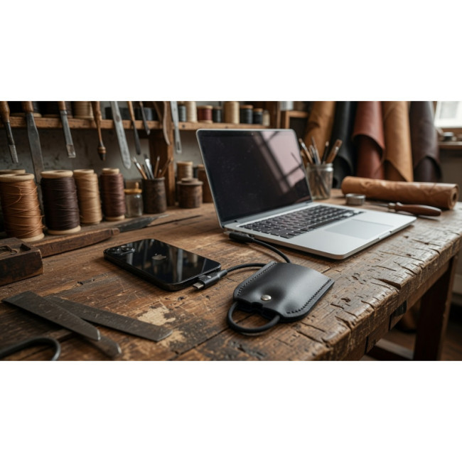 Câble de charge Xoopar ® Le Sellier Etui 60W 