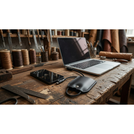 Câble de charge Xoopar ® Le Sellier Etui 60W 