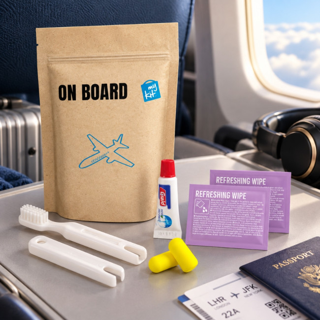 Petit kit de voyage personnalisé MiniKit Avion 
