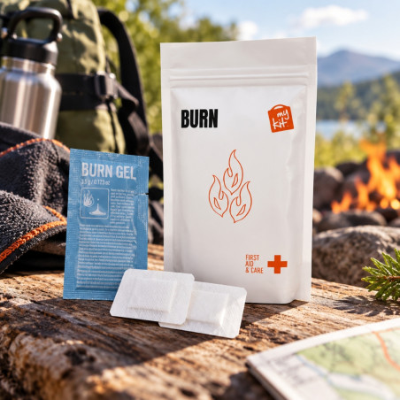 Kit de soin des brûlures en pochette papier MiniKit 