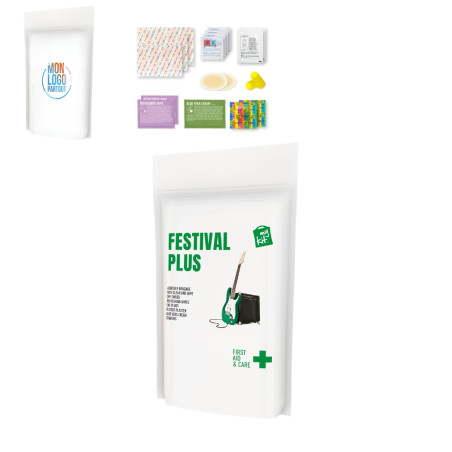 Kit de soins en pochette papier MyKit Festival Plus 