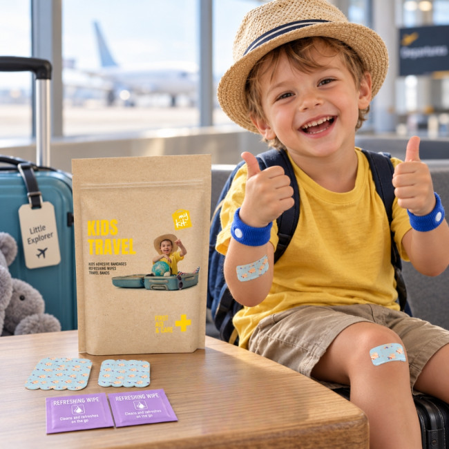 Kit de voyage pour enfant en pochette papier MyKit 