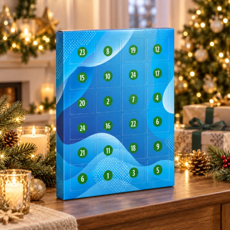 Calendrier de l'Avent magnet personnalisé 