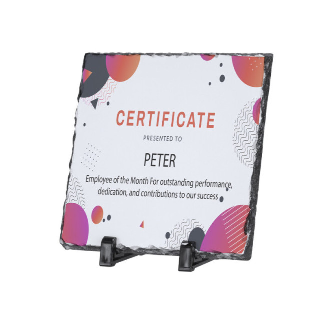 Plaque sublimation en ardoise Heysi 