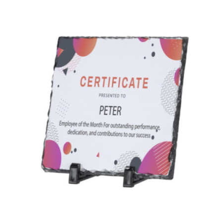Plaque sublimation en ardoise Heysi 
