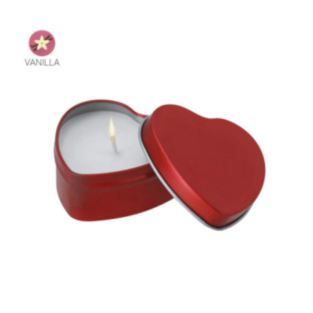 Bougie parfumée en forme de coeur Linxo 