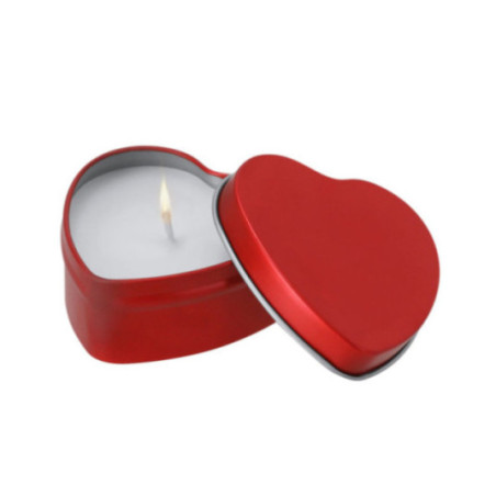 Bougie parfumée en forme de coeur Linxo 