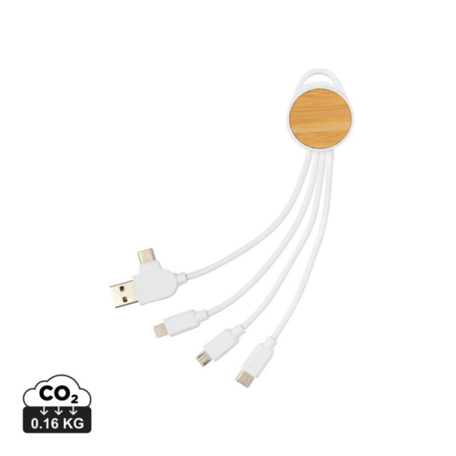 Câble personnalisable Ontario 6-en-1 rond 