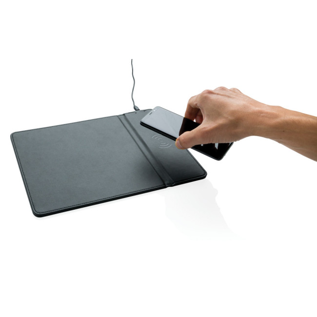 Tapis de souris personnalisé avec chargeur à induction 5W 