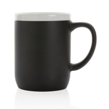 Mug personnalisé en céramique avec bord blanc 300 ml 