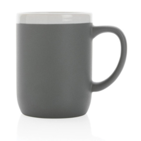 Mug personnalisé en céramique avec bord blanc 300 ml 