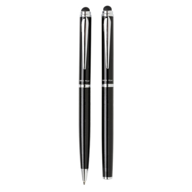 Set stylos personnalisés Swiss Peak Deluxe 