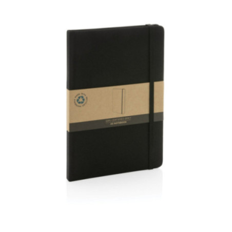 Carnet A5 personnalisé en rPET certifié GRS 