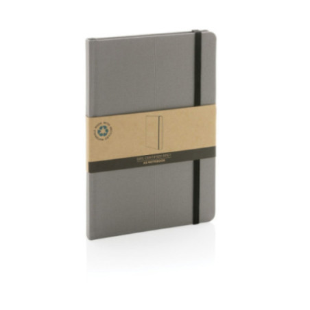 Carnet A5 personnalisé en rPET certifié GRS 