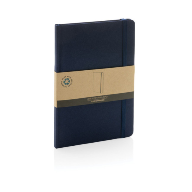 Carnet A5 personnalisé en rPET certifié GRS 