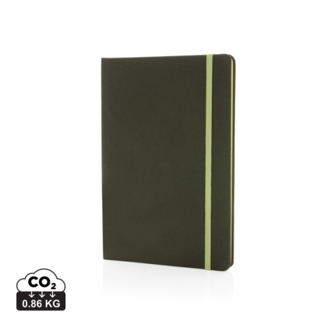 Carnet A5 personnalisé en rPET certifié GRS 