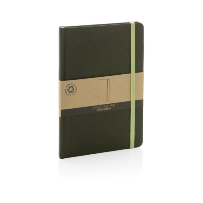 Carnet A5 personnalisé en rPET certifié GRS 