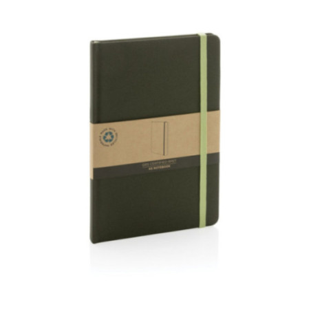Carnet A5 personnalisé en rPET certifié GRS 