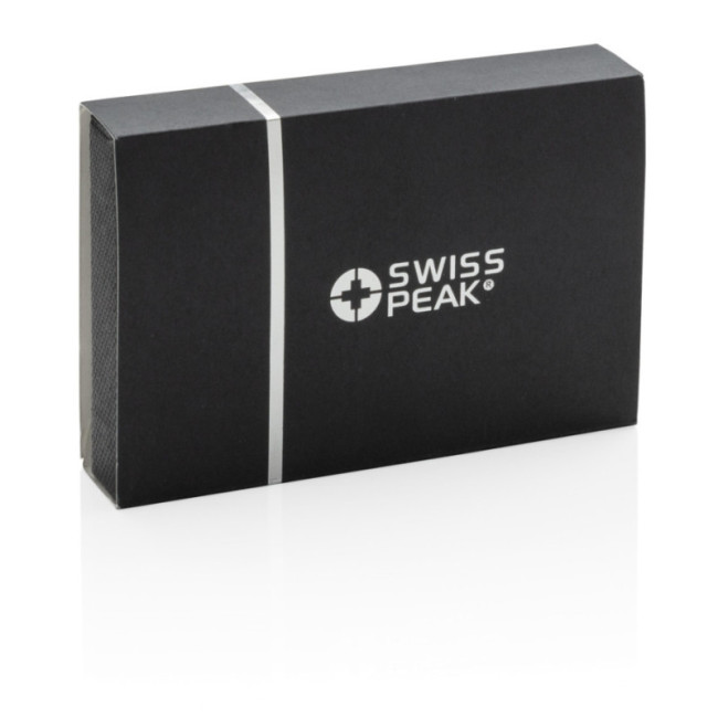 Porte-cartes anti-RFID publicitaire Swiss Peak 