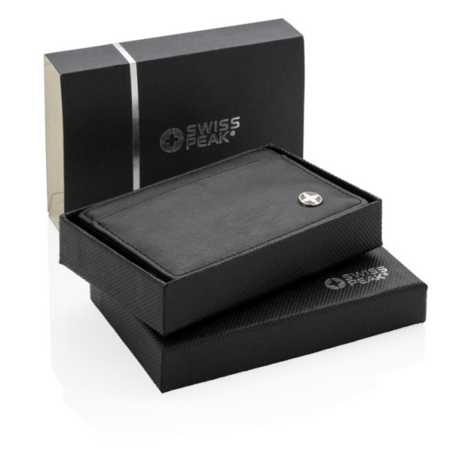 Porte-cartes anti-RFID publicitaire Swiss Peak 