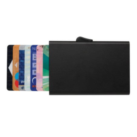 Porte-cartes personnalisé en aluminium anti RFID C-Secure 