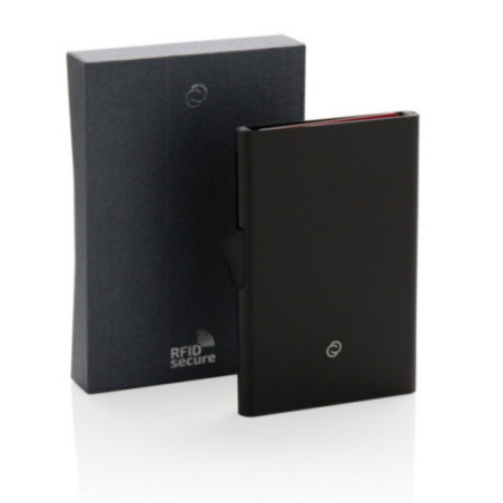 Porte-cartes personnalisé en aluminium anti RFID C-Secure 