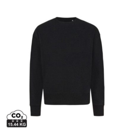 Sweatshirt à col rond en coton recyclé Iqoniq Kruger 